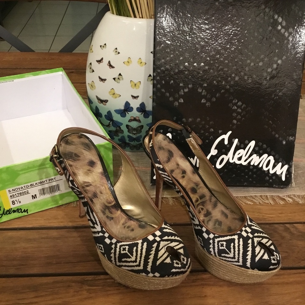 Sam Edelman Novato Black/White Print
